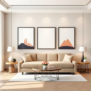 neutral living room mockup example 4